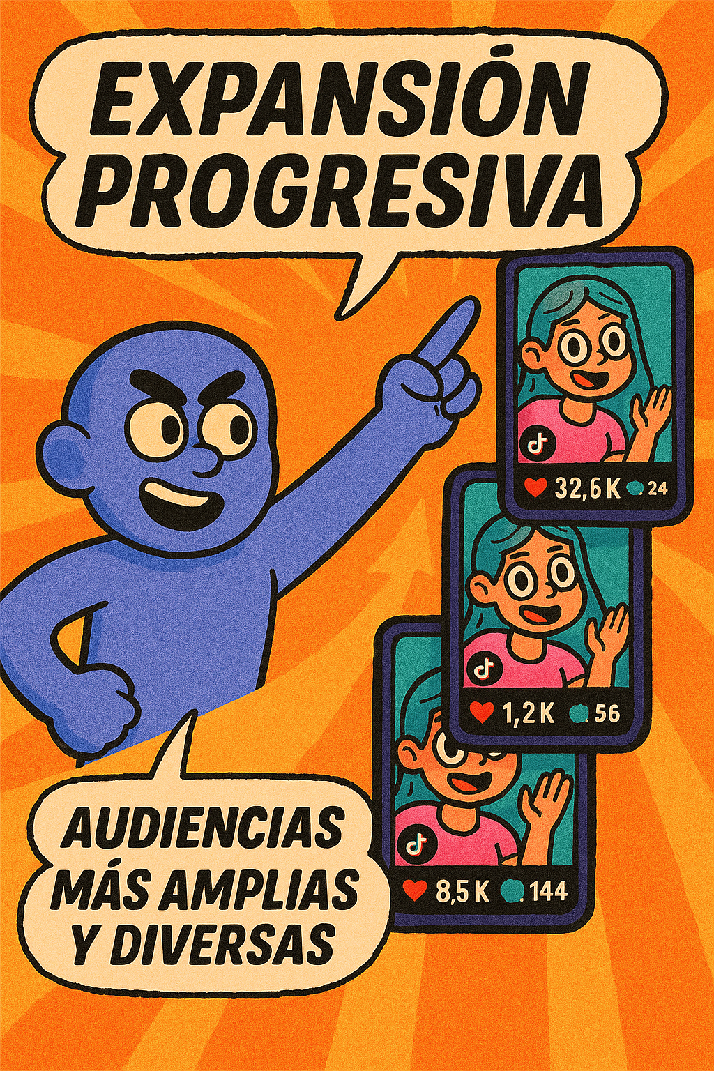 Cómic TikTok: expansión progresiva