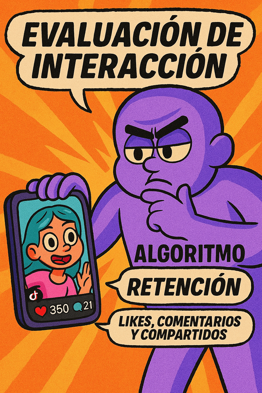 Cómic TikTok: evaluación de interacción